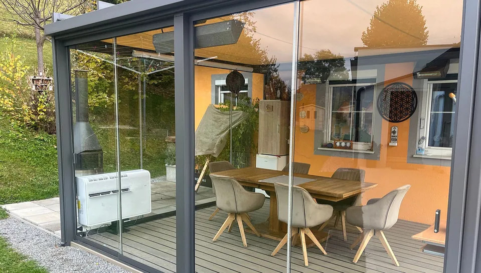 Klimagerät für die Glasoase