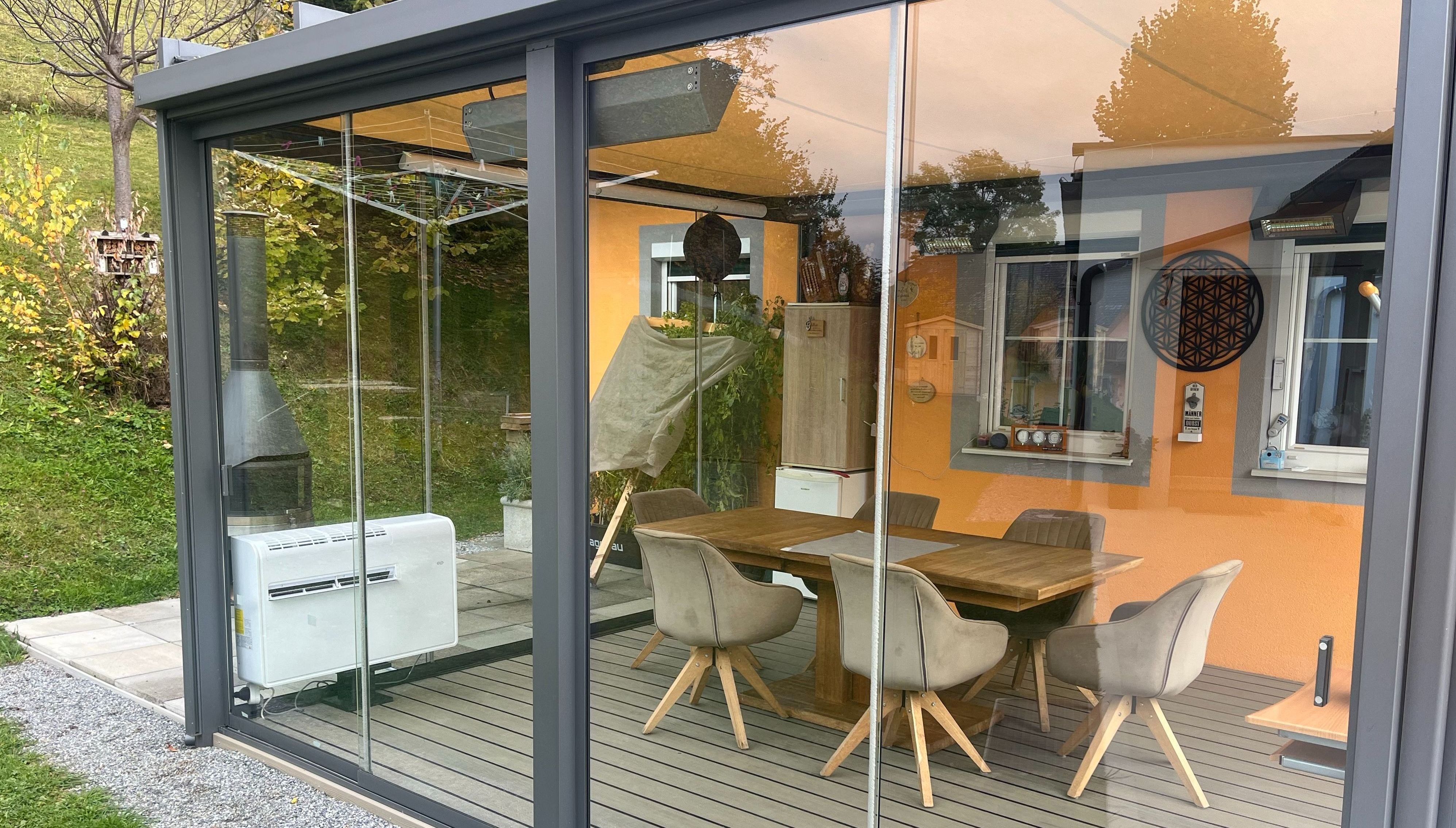 Klimagerät für die Glasoase